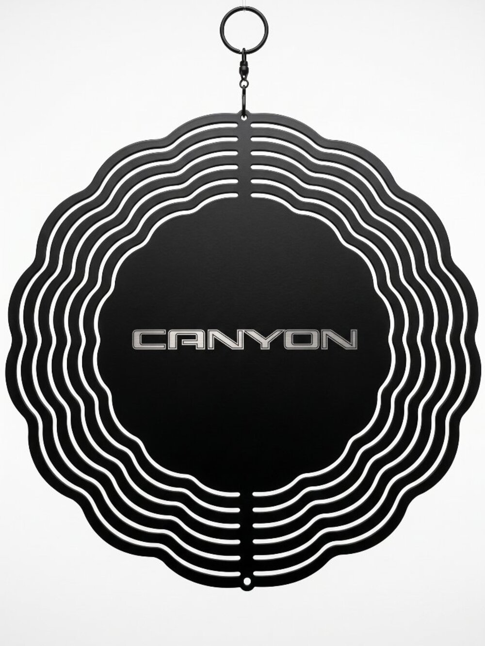 10" GMC Canyon Nameplate Metal Kinetic Wind Spinner - Outdoor Yard Decor